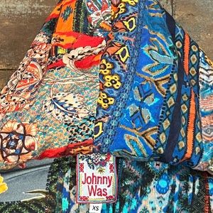 Johnny Was Boho Plush Hoodie (price firm, no offers accepted)
